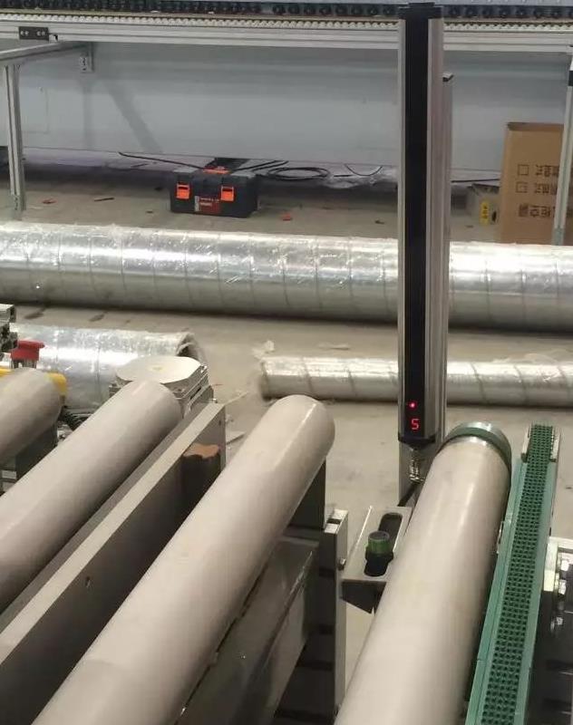 測量/檢測光幕案例之物流倉儲行業應用 - 肯森斯